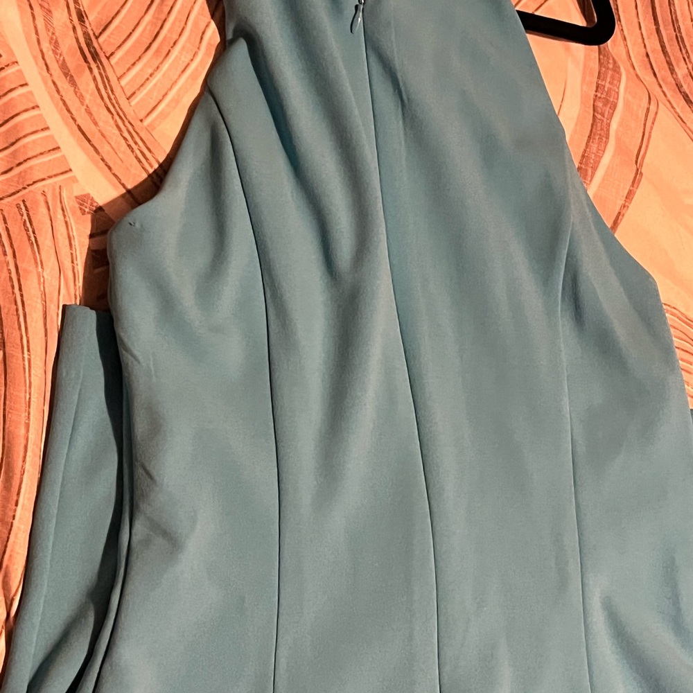 Elegant Blue Sleeveless Dress